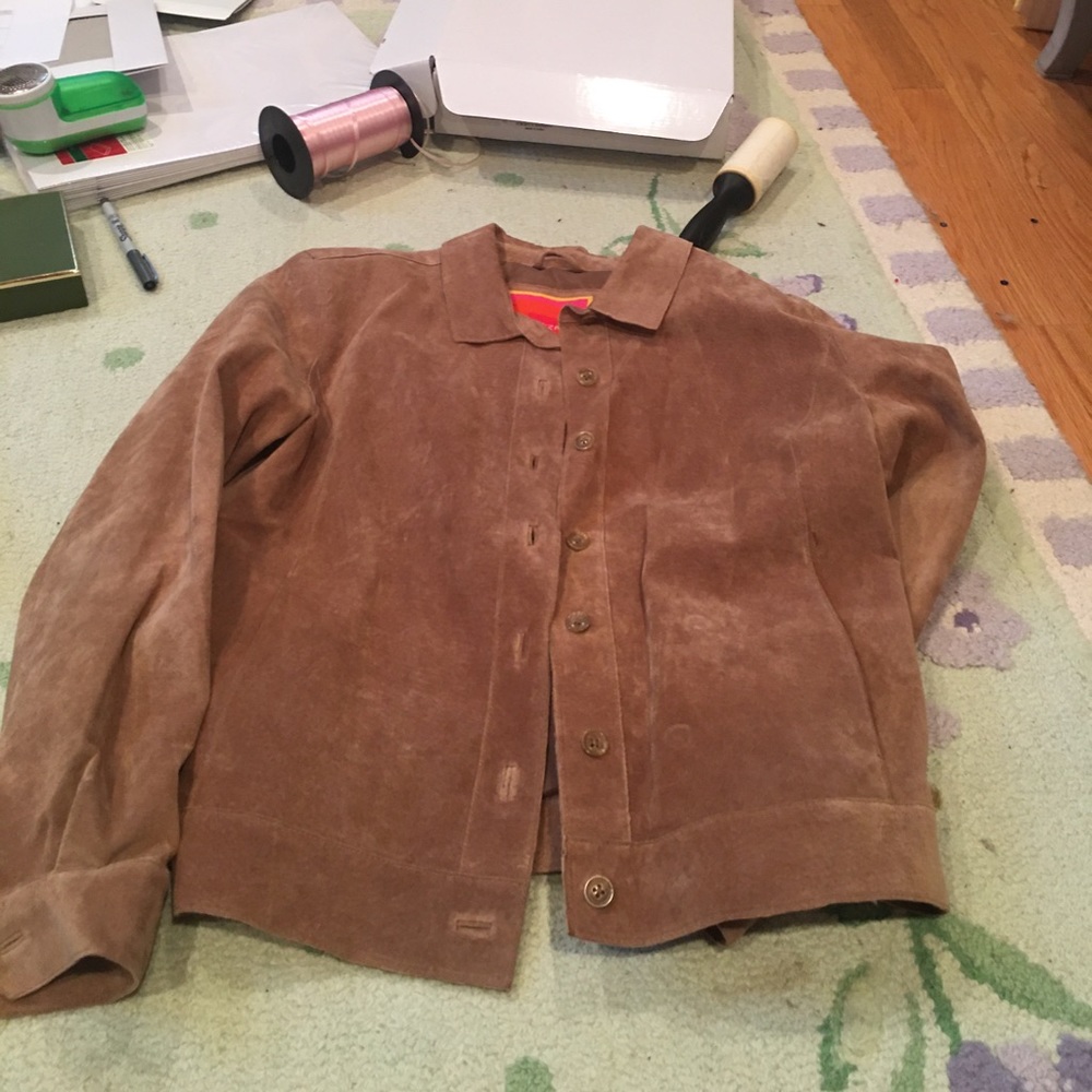 Suede brown jacket